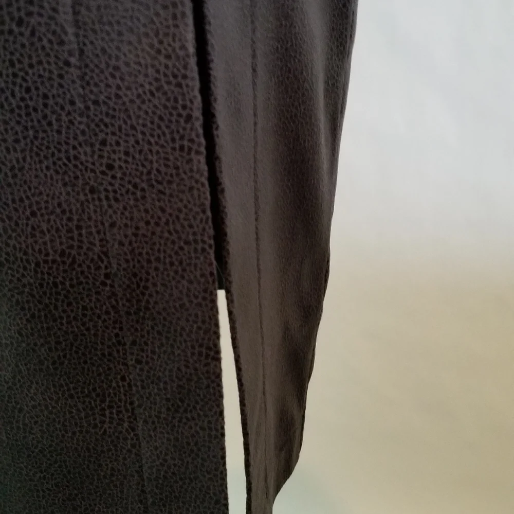 Jolibel Black Faux Leather Skirt Size 8 - Picture 3 of 3